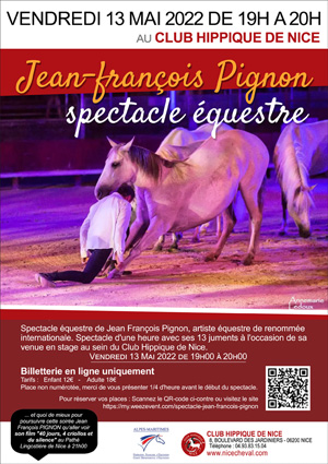 SPECTACLE EQUESTRE - Jean-Franois PIGNON