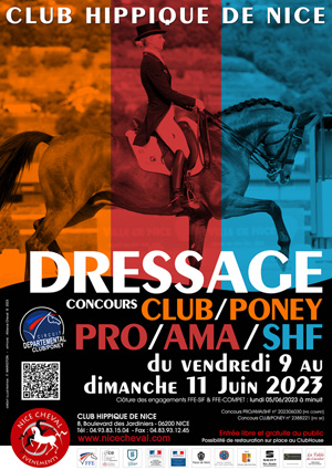 DRESSAGE PRINTEMPS : concours Pro/Ama/Shf/Club/Poney
