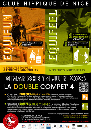 DOUBLE COMPET 4/5 : CONCOURS CLUB/PONEY EQUIFUN et EQUIFEEL