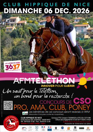 OPERATION TELETHON 2026 : CONCOURS CLUB, PONEY, AMA, PRO