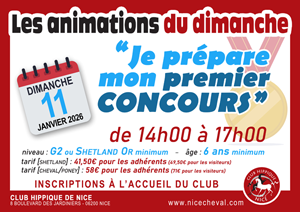ANIMATIONS DU DIMANCHE : Je pr�pare mon premier concours