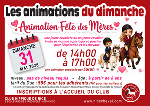 ANIMATIONS DU SAMEDI 31 MAI : ANIMATION FETE DES MERES