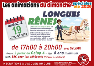 animation du dimanche 19 juillet : LONGUES R�NES