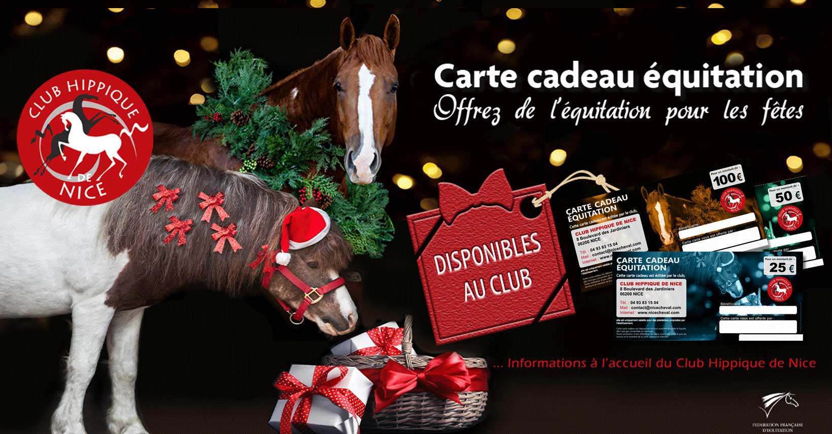 carte cadeaux Noël 2025