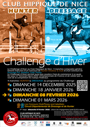 CHALLENGE HIVER HUNTER DRESSAGE : Etpae 3/4
