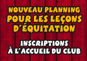 rentr&eacute;e - planning cours